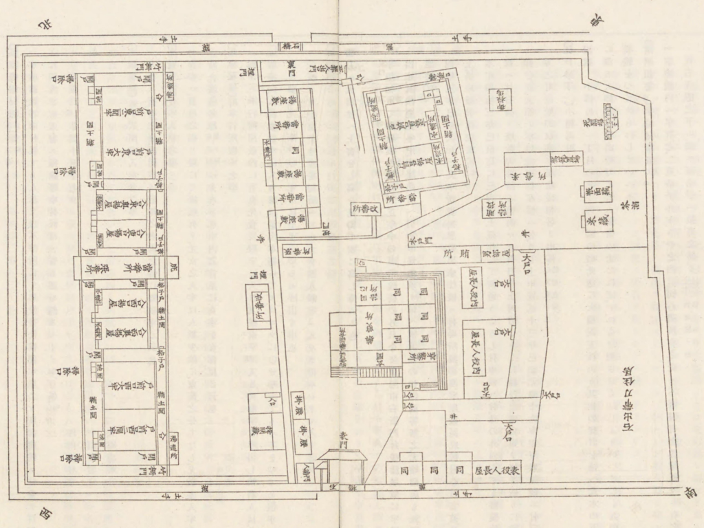 伝馬町牢屋敷 平面図